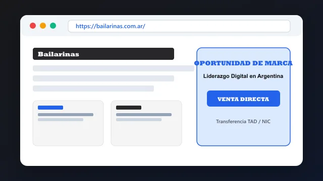 Modelo de aplicación comercial y proyectos digitales para bailarinas.com.ar